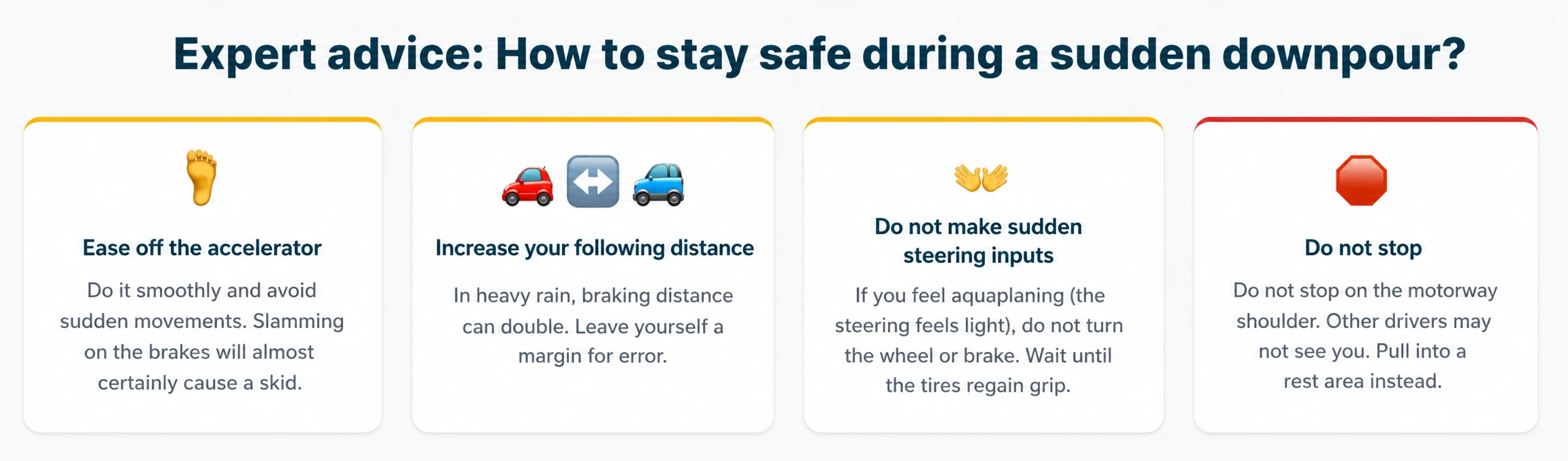 summer rain tips